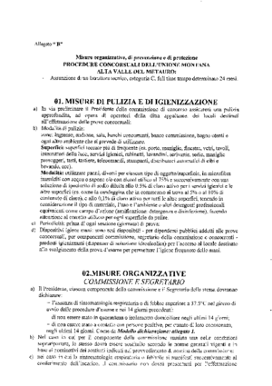 allegato B Misure Organizzative